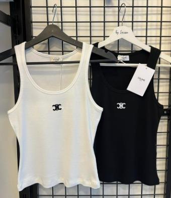 Top Celine S/manga Con Logo