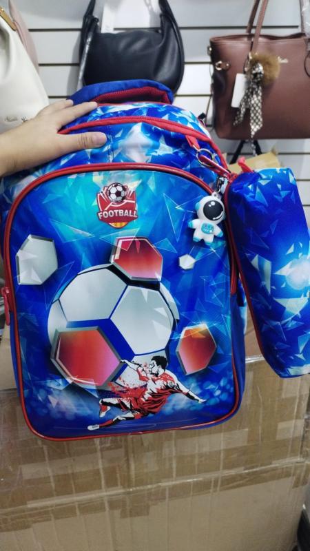Mochila Azul Pelota
