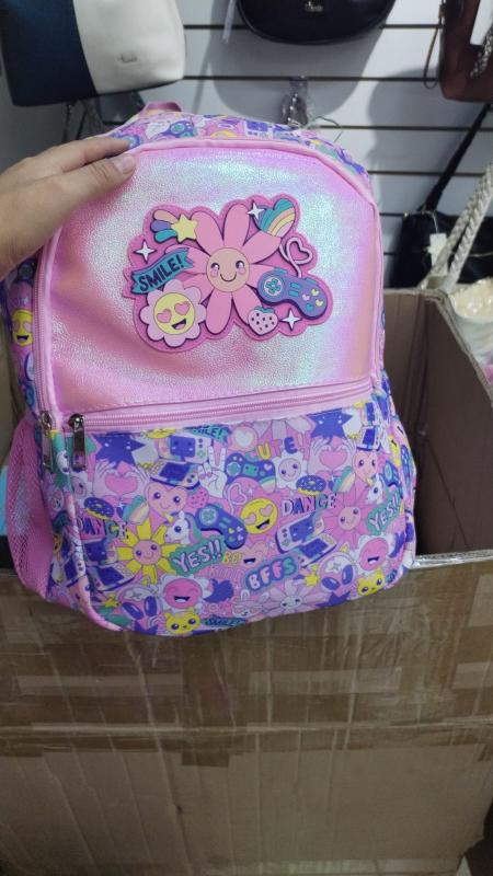 Mochila Smile Rosada